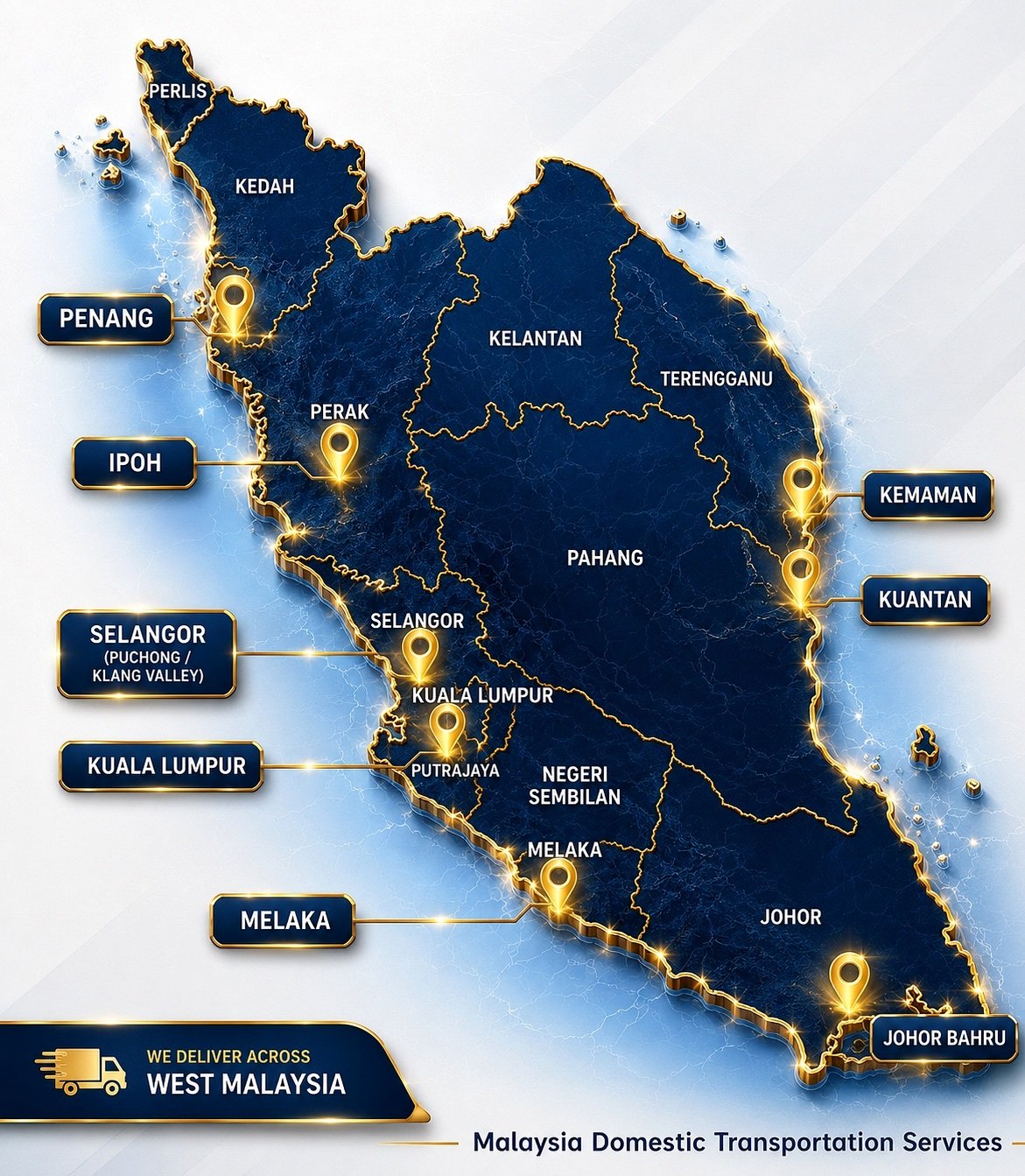 Malaysia service coverage map
